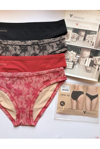 Женские хлопковые трусики слипы Obrana (Anabel Arto) 200-30 